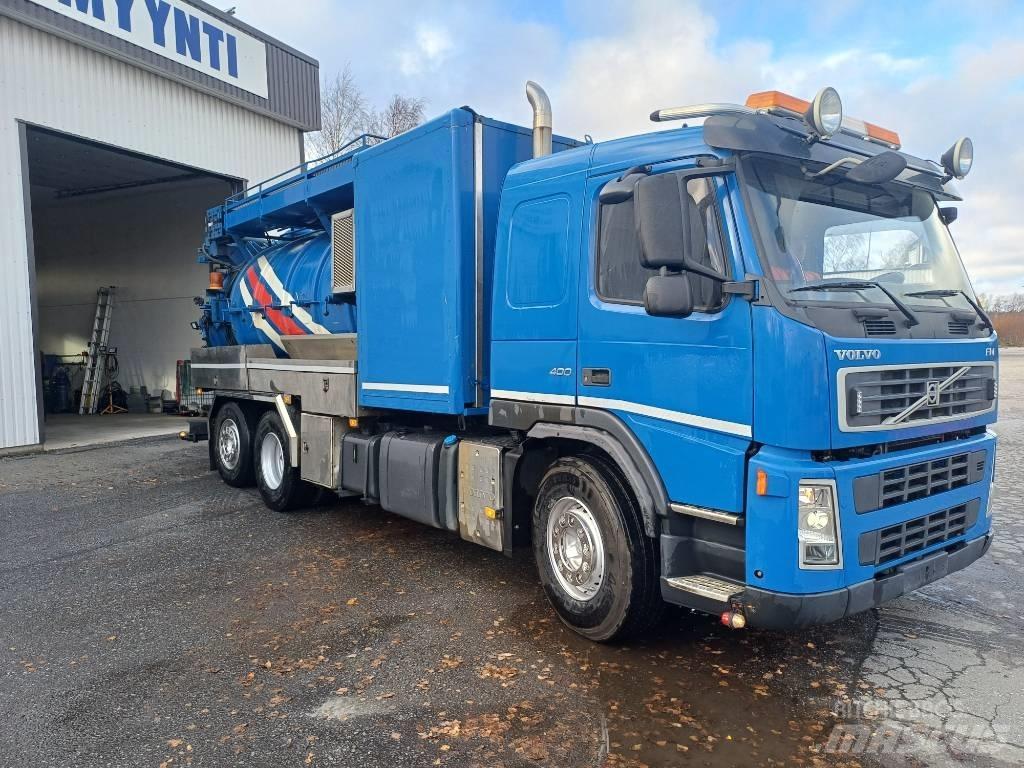 Volvo FM 400 Kombinētās vakumsūkņa mašīnas
