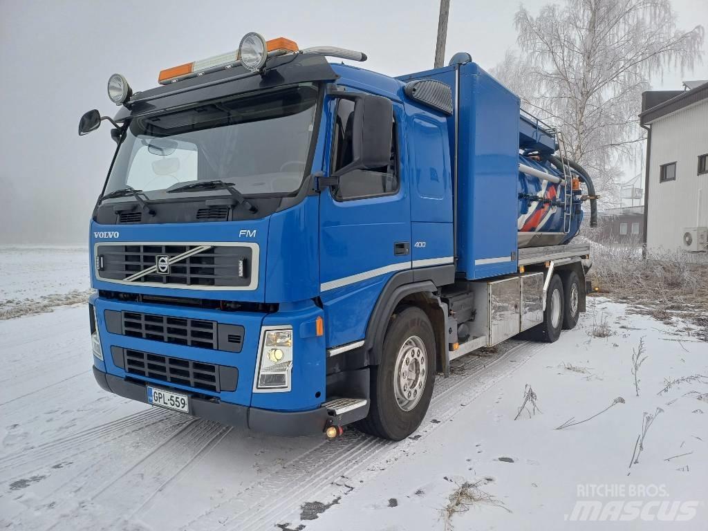 Volvo FM 400 Kombinētās vakumsūkņa mašīnas
