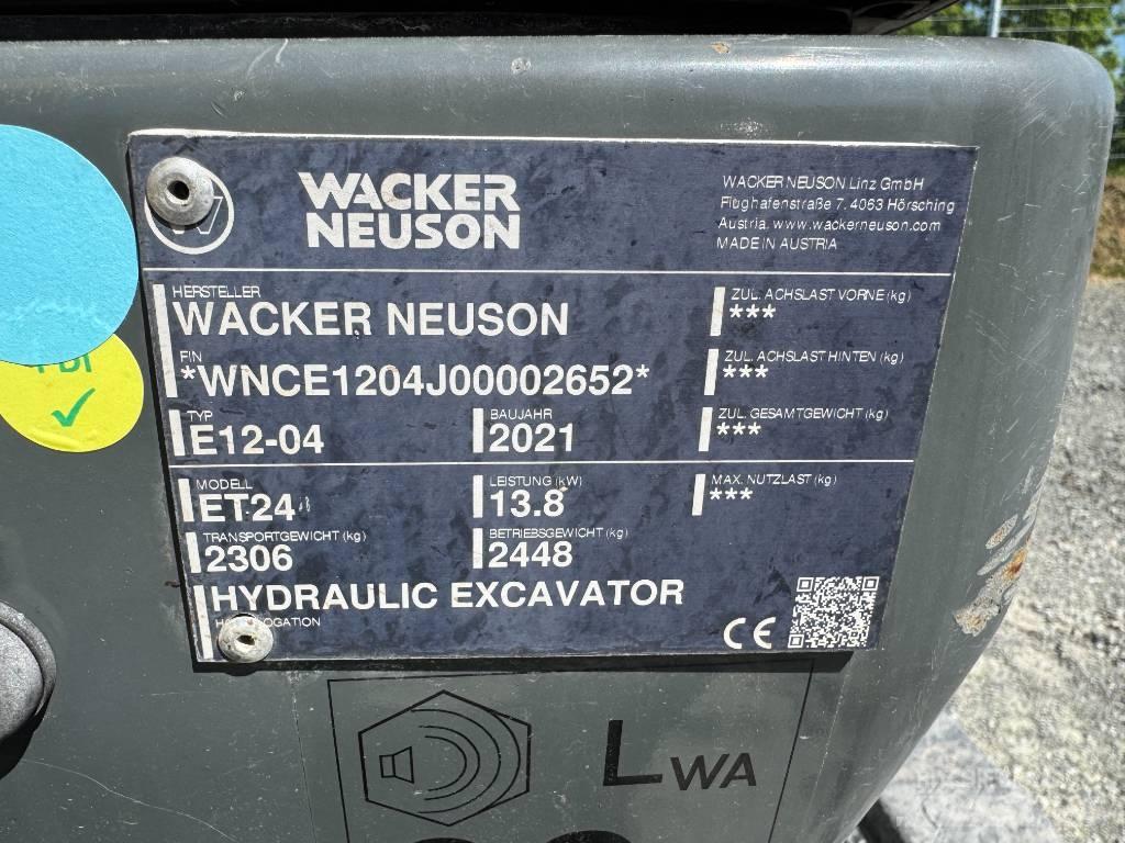 Wacker Neuson ET24 Kāpurķēžu ekskavatori