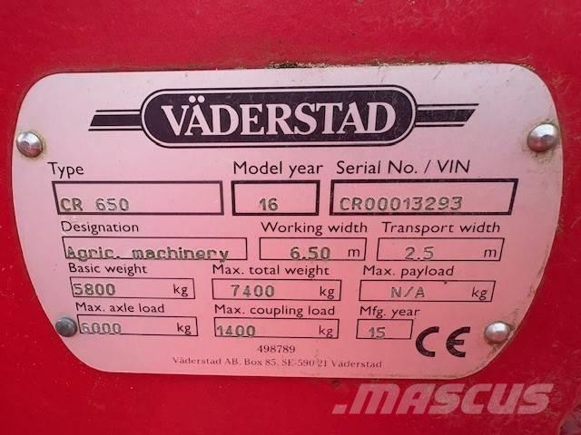 Väderstad Carrier650 Disku lobītāji/ecēšas