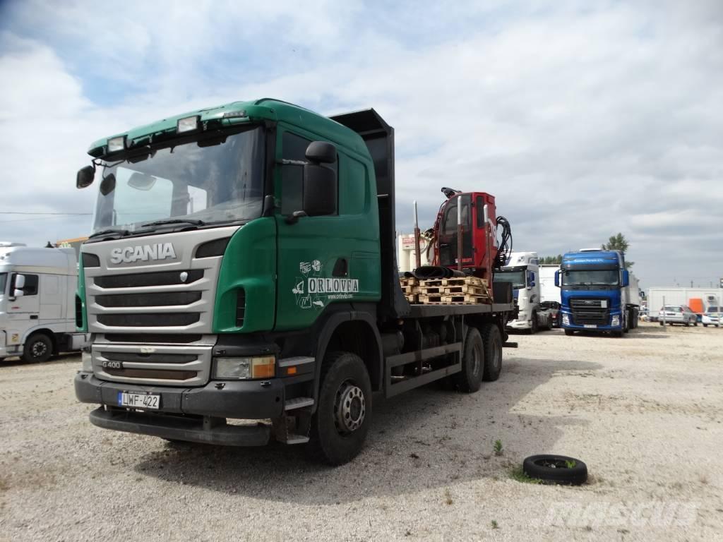 Scania G400 Smagās mašīnas ar celtni