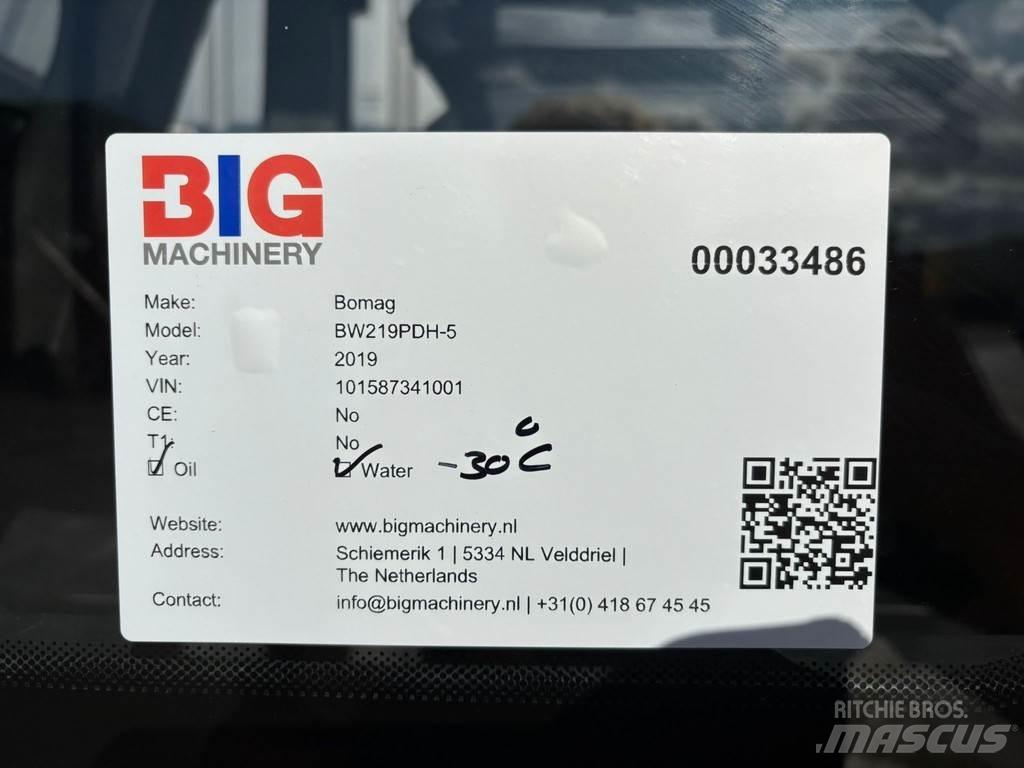 Bomag BW219PDH-5 Vienvalča grunts veltņi