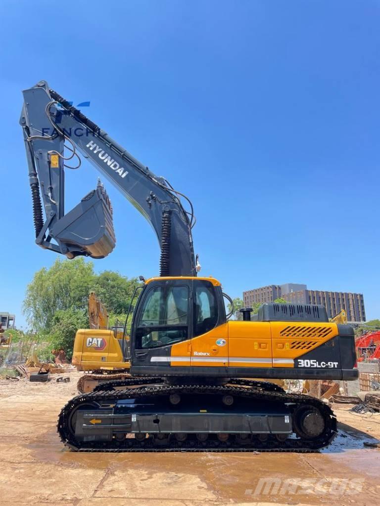 Hyundai 305lc-9t Kāpurķēžu ekskavatori