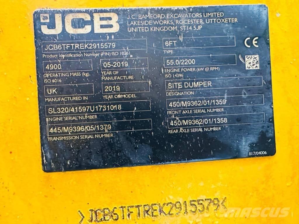 JCB 6 T Mini pašizgāzēji