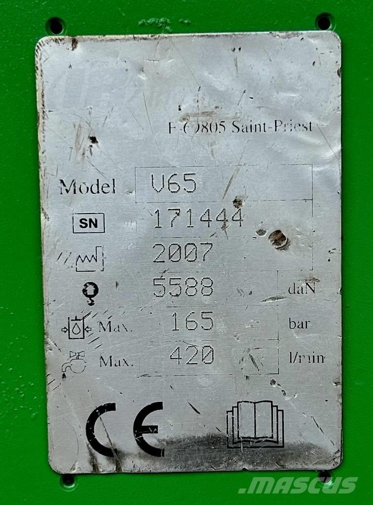 Montabert V 65 Āmuri/Drupinātāji
