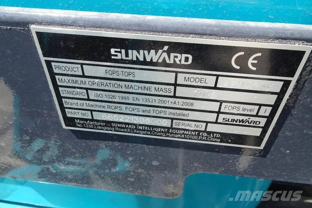 Sunward SWE08B Kāpurķēžu ekskavatori