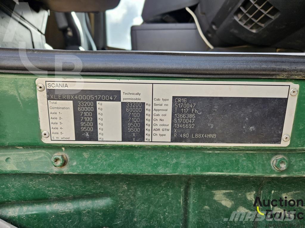 Scania R 480 Pašizgāzējs