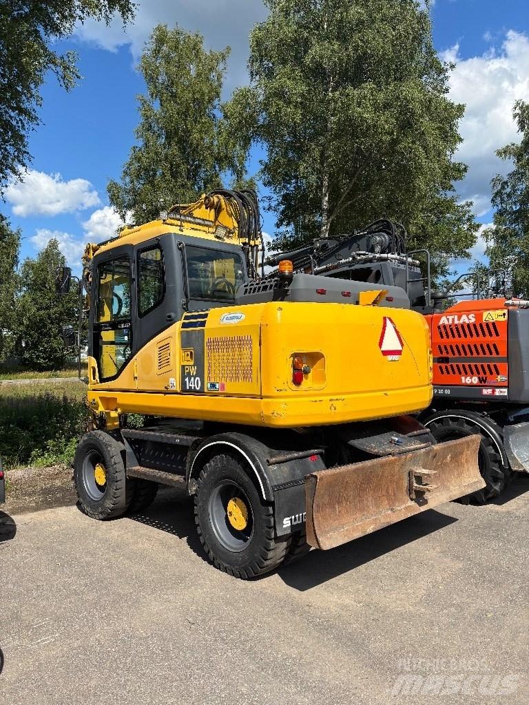 Komatsu PW 140-7 Ekskavatori uz riteņiem