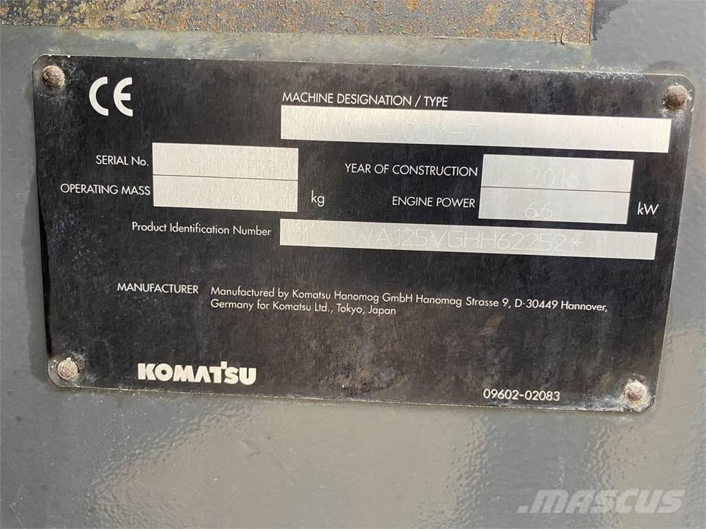 Komatsu WA100-7 Multifunkcionālie iekrāvēji