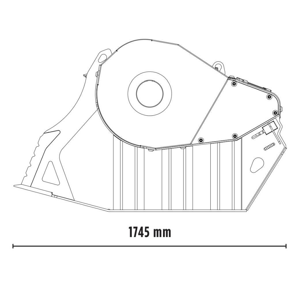 MB Crusher BF60.1 S4 Celtniecības drupinātāji