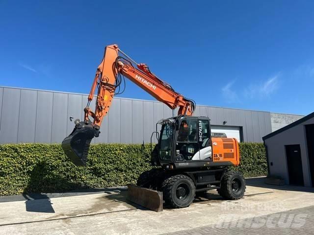 Hitachi 140W-5B Ekskavatori uz riteņiem