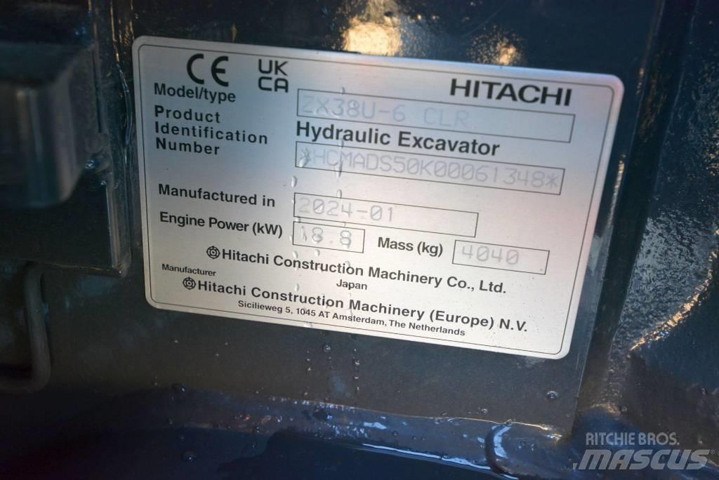 Hitachi ZX 38 U-6 Mini ekskavatori < 7 t