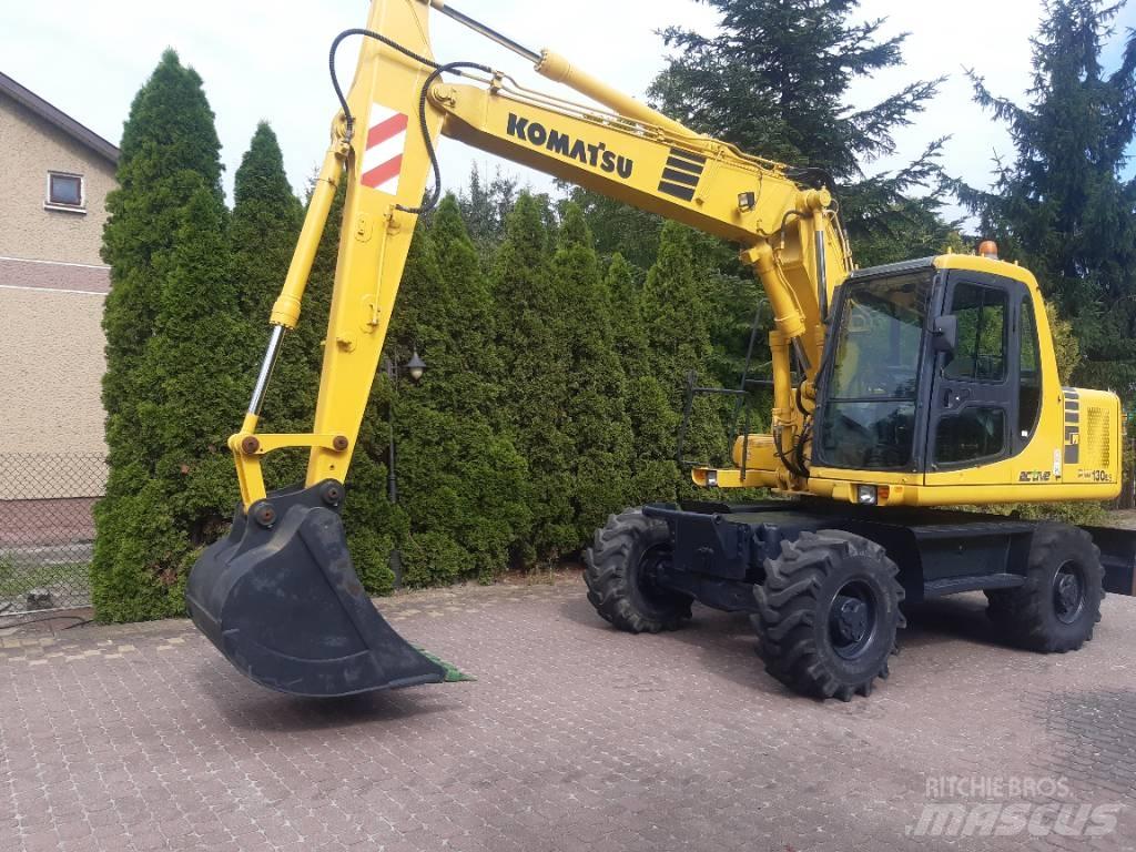 Komatsu PW 130-7 Ekskavatori uz riteņiem