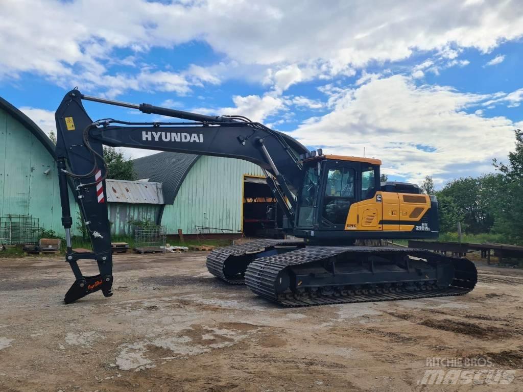 Hyundai HX210AL Kāpurķēžu ekskavatori