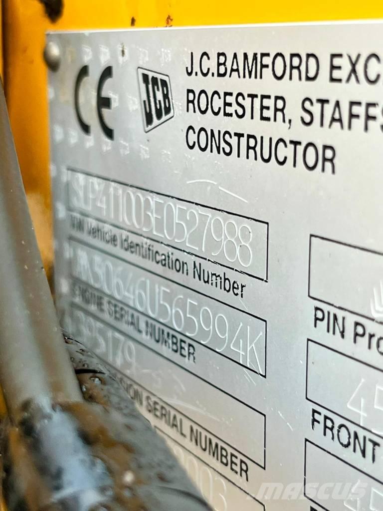 JCB 411 HT Iekrāvēji uz riteņiem