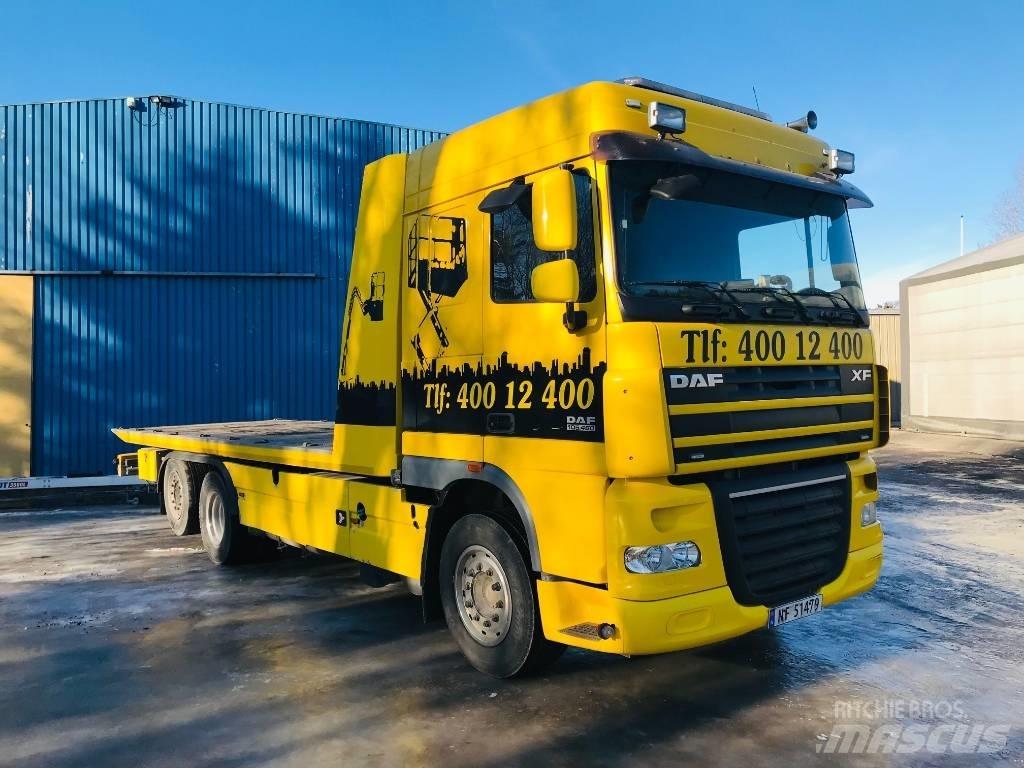 DAF 1850 FAN XF 105 Platformas/kravas mašīnas ar vinču