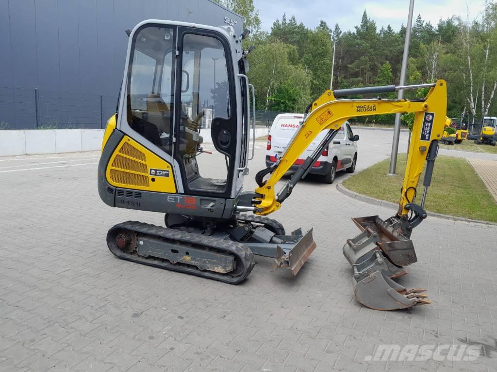 Wacker Neuson ET18 Kāpurķēžu ekskavatori