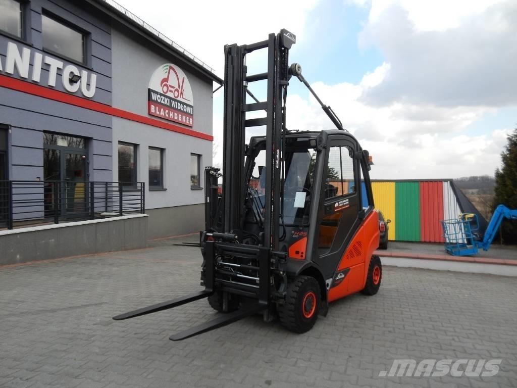 Linde H25D-02 Tehnika ar dīzeļa dzinēju