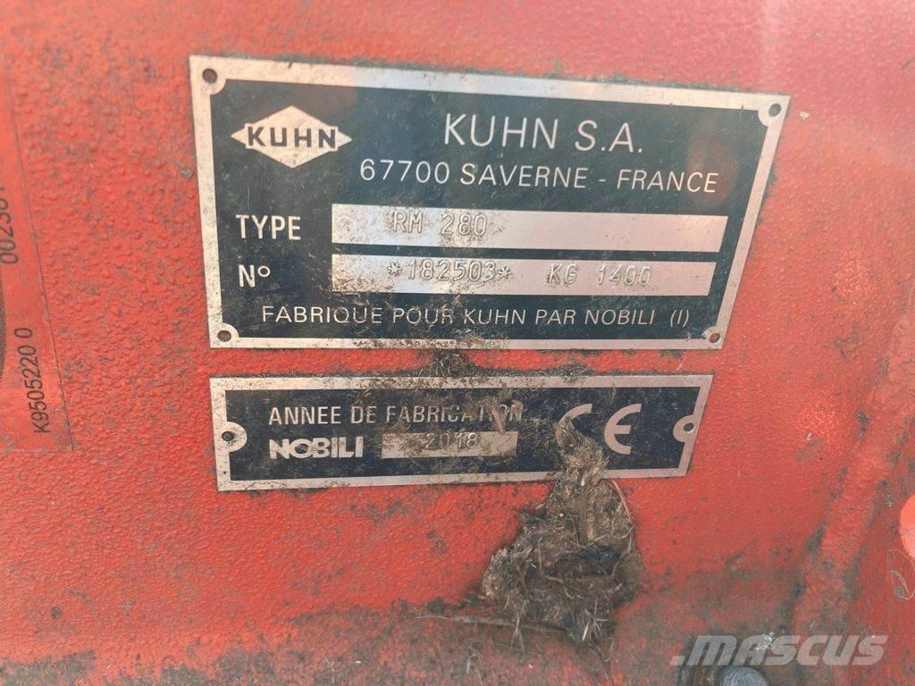 Kuhn RM 280 Drupinātāji