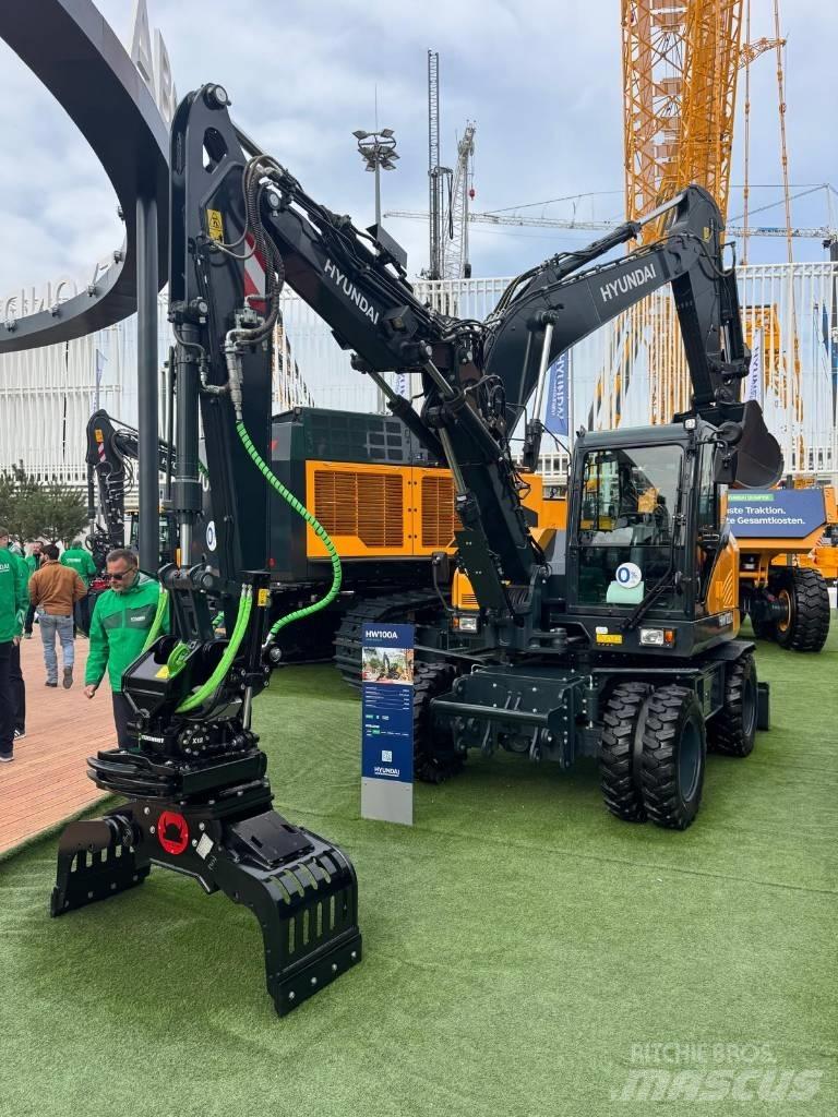 Hyundai HW 100 A Ekskavatori uz riteņiem