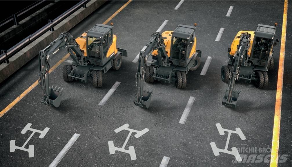 Hyundai HW 100 A Ekskavatori uz riteņiem