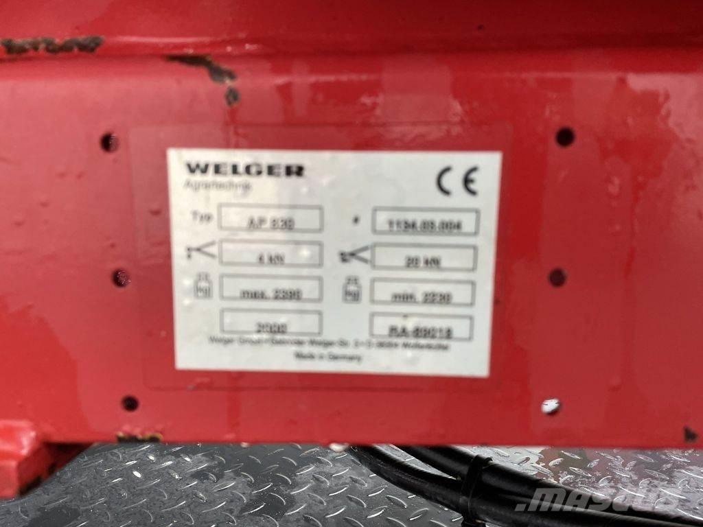 Welger AP 830 Ķīpu preses