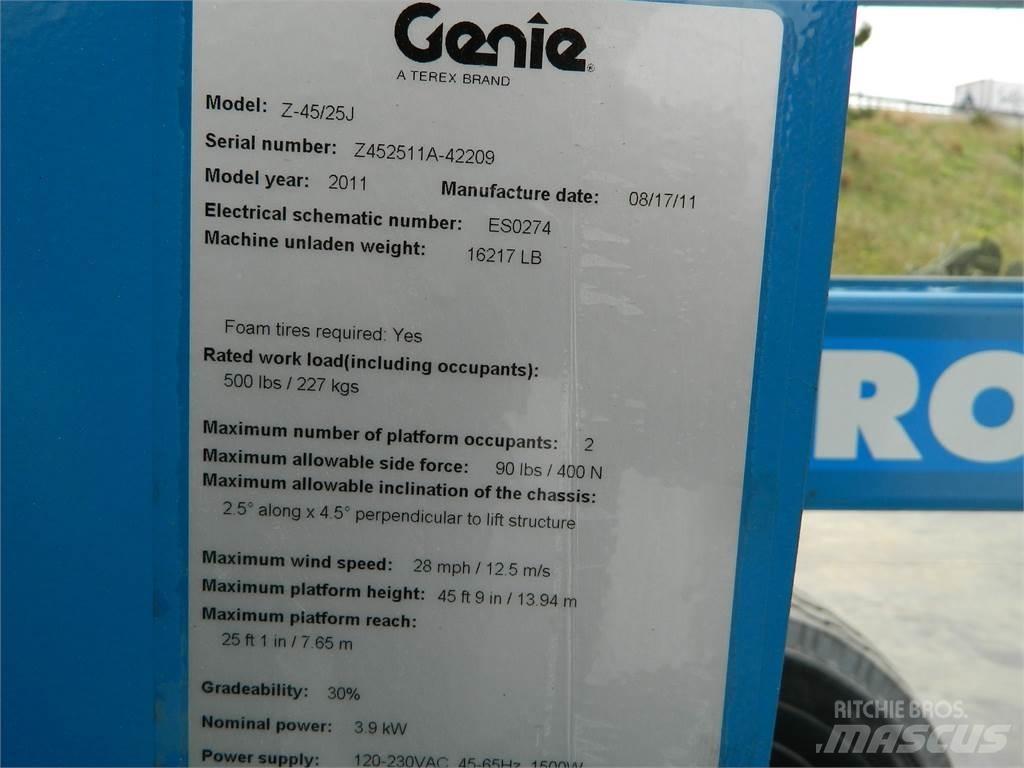 Genie Z45 25JDC Strēles pacēlāji