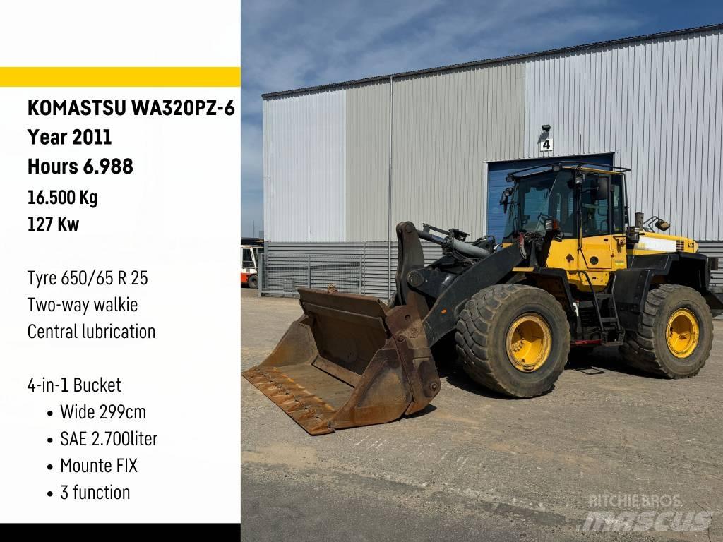 Komatsu WA320PZ-6 Iekrāvēji uz riteņiem
