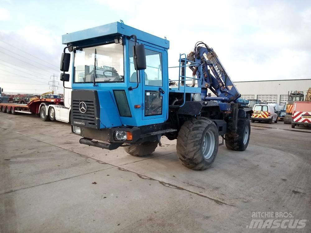 Mercedes-Benz Unimog Smagās mašīnas ar celtni