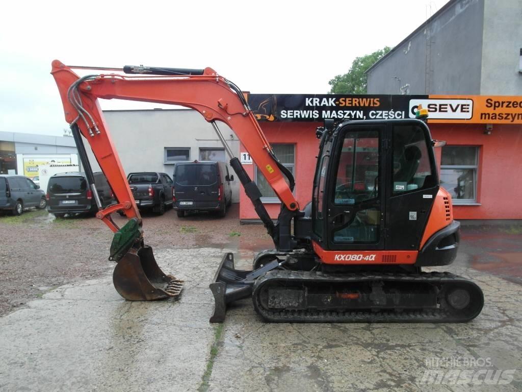 Kubota KX 080-4 Vidēja lieluma ekskavatori 7 t - 12 t