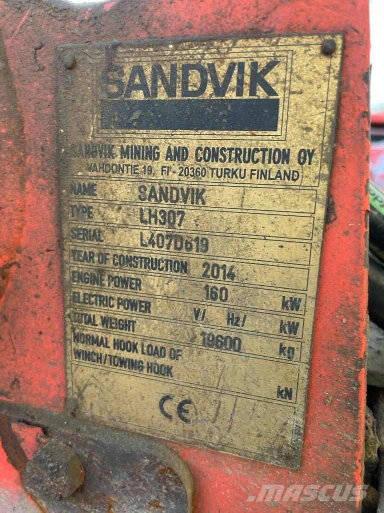 Sandvik LH 307 Pazemes iekrāvēji