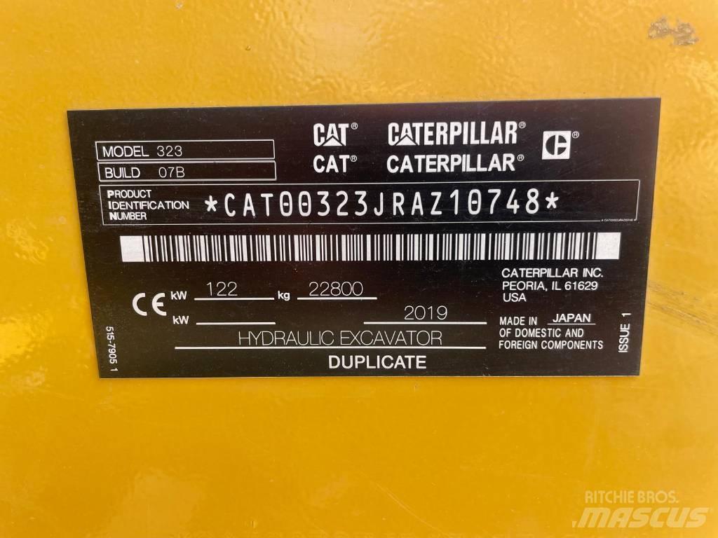 CAT 323NG Kāpurķēžu ekskavatori