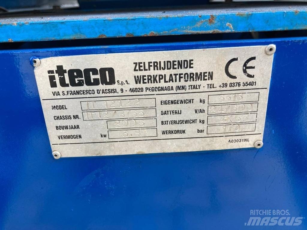Iteco IT 12122 Šķerveida pacēlāji