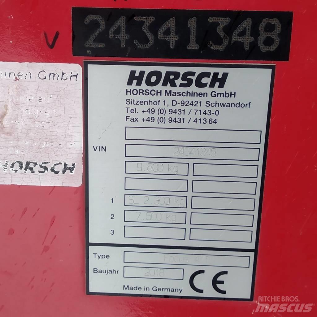 Horsch Focus 4 TD Sējmašīnas