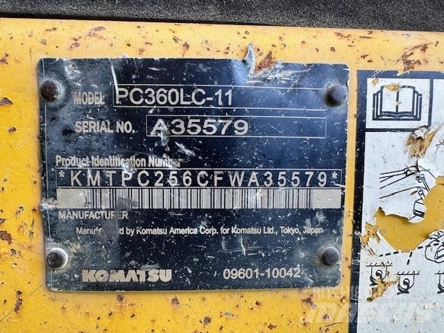 Komatsu PC360LC-11 Kāpurķēžu ekskavatori