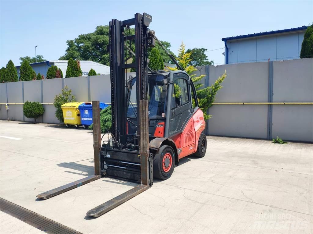 Linde H50D Tehnika ar dīzeļa dzinēju