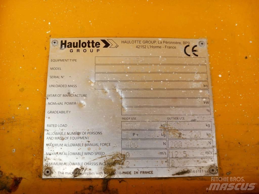 Haulotte Compact 12 Šķerveida pacēlāji