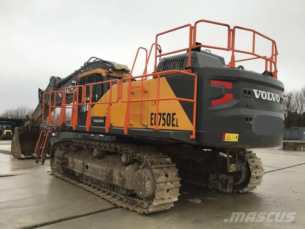 Volvo EC 750 E Kāpurķēžu ekskavatori