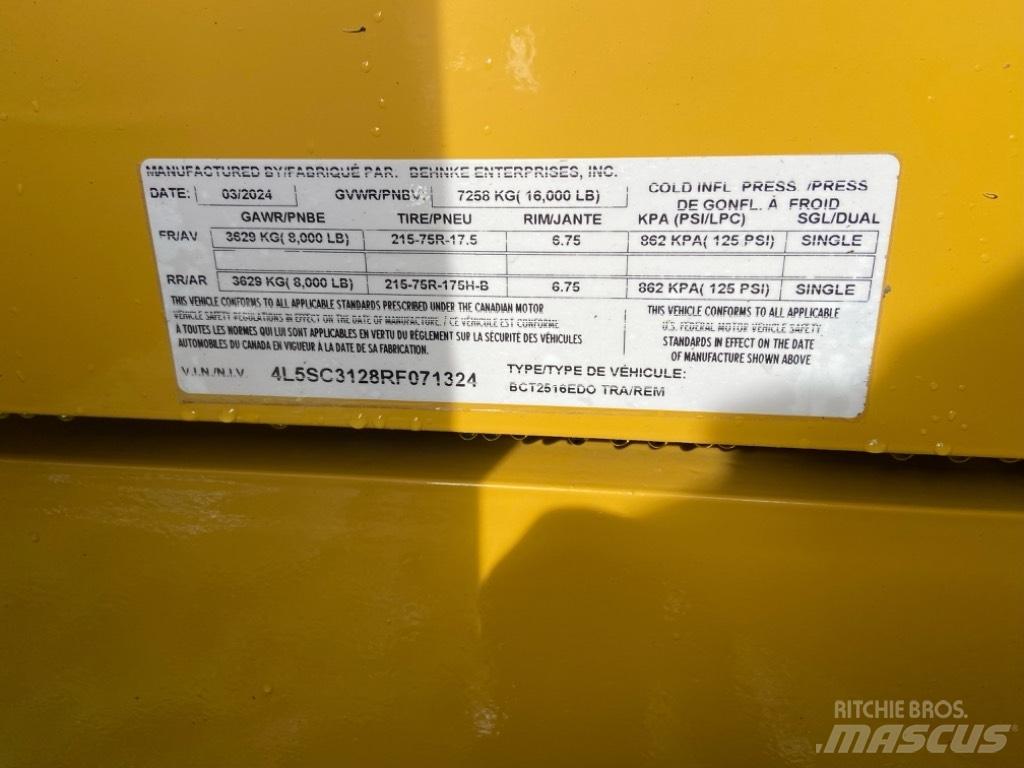 Behnke 2516EDO-8K Citas piekabes