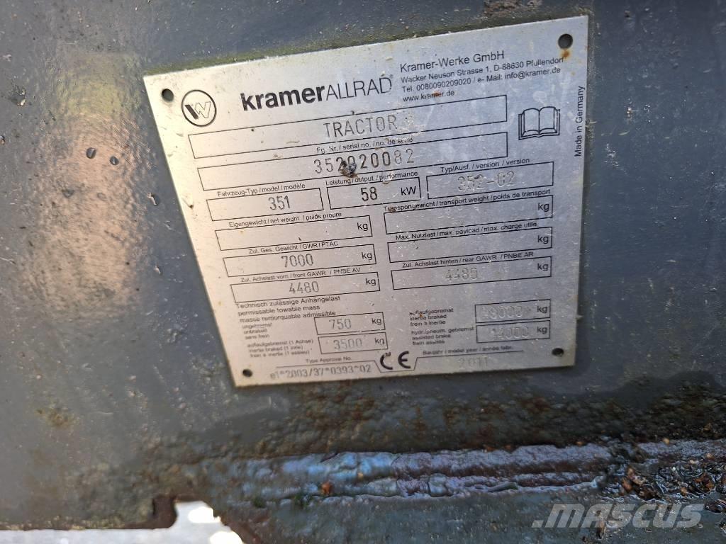 Kramer-allrad 780 Iekrāvēji uz riteņiem