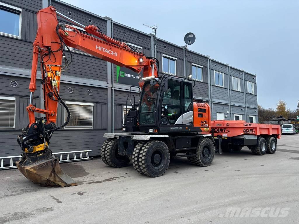 Hitachi ZX 145 W-6 Ekskavatori uz riteņiem