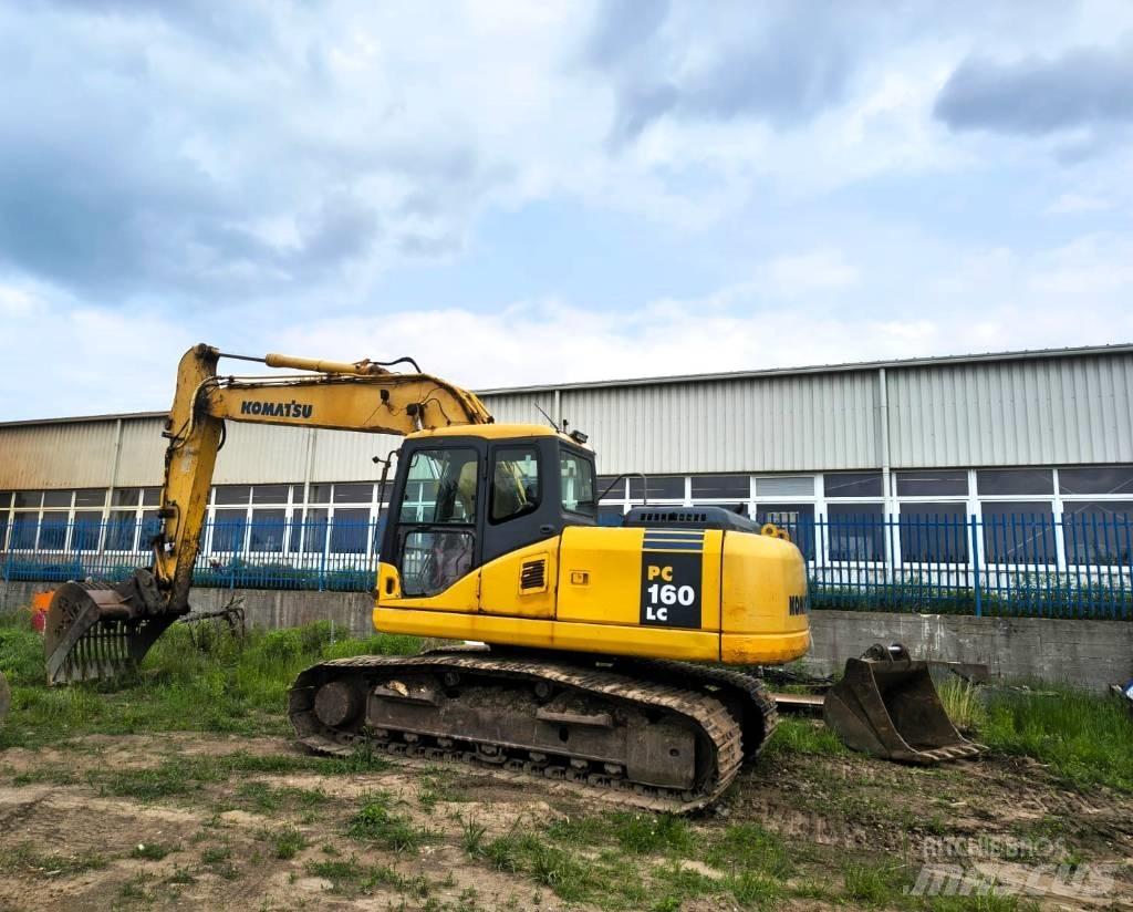 Komatsu PC 160 LC-7K Kāpurķēžu ekskavatori
