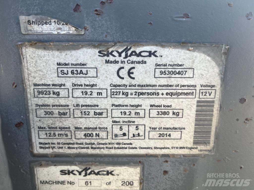 SkyJack SJ 63 AJ Strēles pacēlāji