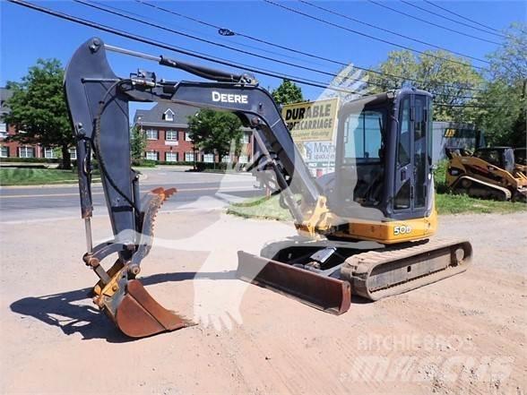John Deere 50D Mini ekskavatori < 7 t