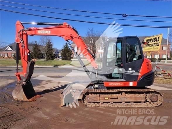 Kubota KX080-4 Kāpurķēžu ekskavatori