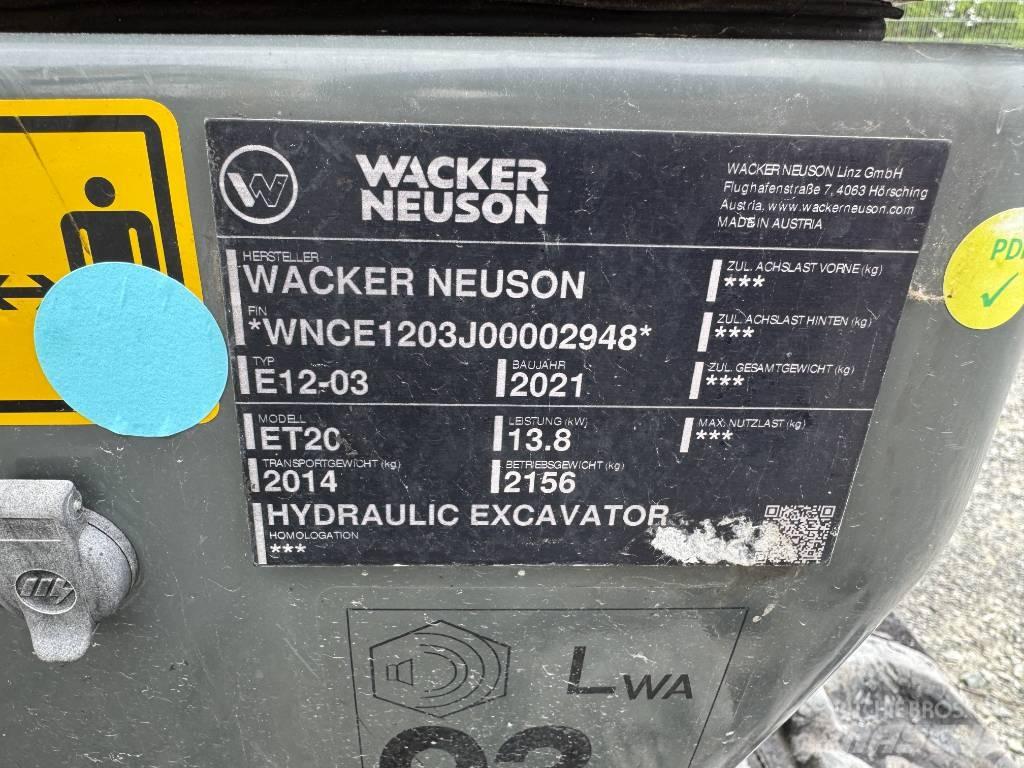 Wacker Neuson ET20 Kāpurķēžu ekskavatori