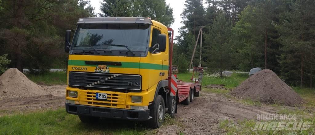 Volvo FH 12 Treileri meža tehnikas transportēšanai