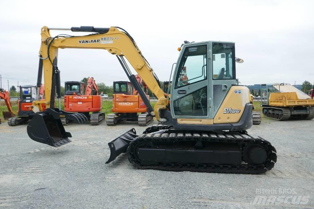 Yanmar SV 100-1 Kāpurķēžu ekskavatori