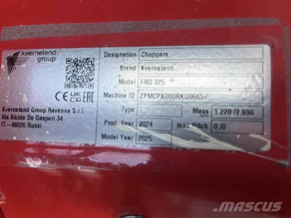 Kverneland FRO 325 Pļaujmašīnas/pašgājēji