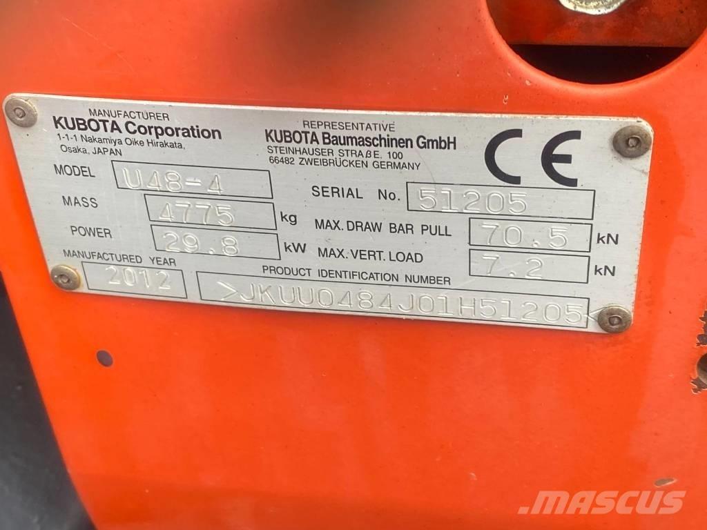 Kubota U 48-4 Mini ekskavatori < 7 t